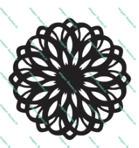فایل وکتور طرح اسلیمی گل بهاری