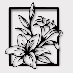 طرح وکتور گل یاس