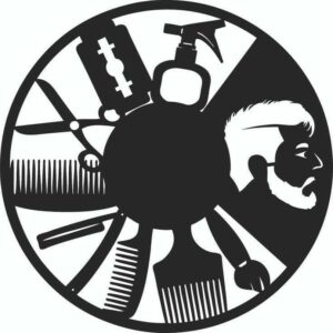 طرح وکتور آرایشگر