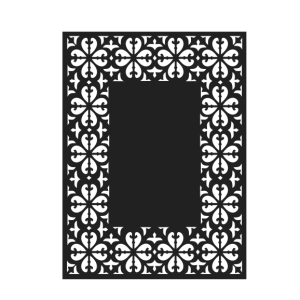طرح وکتور رومیزی نیلوفری دور خط