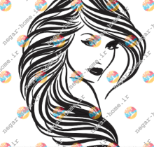 طرح وکتور زن (کد339)