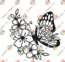 طرح وکتور پروانه (کد355)