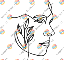 طرح وکتور چهره (کد438)