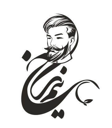 طرح وکتور استیکر نیمرخ مردانه