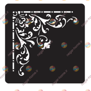 فایل وکتور شابلون حاشیه اسلیمی(کد773)