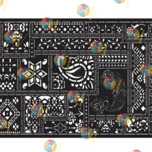 فایل وکتور شابلون لیپان آرت بته جقه(کد648)