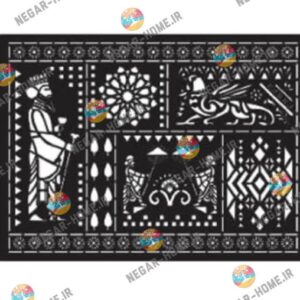 فایل وکتور شابلون لیپان آرت ماندالا و سرباز(کد901)