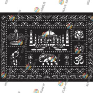 فایل وکتور شابلون لیپان آرت تاج محل(کد647)