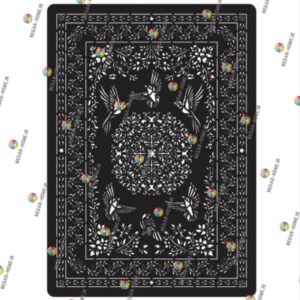 فایل وکتور شابلون فرش پرنده(کد954)