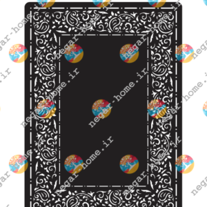فایل وکتور شابلون حاشیه پیچک (کد973)
