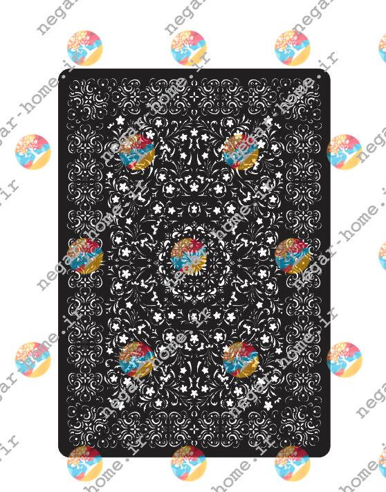 فایل وکتور شابلون فرش بهاره (کد683)