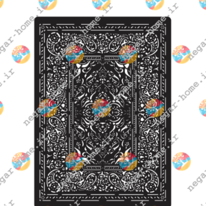 فایل وکتور شابلون فرش بته جقه (کد793)