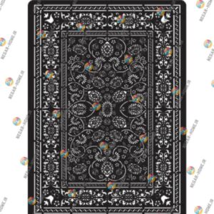 فایل وکتور شابلون فرش نسترن(کد980)